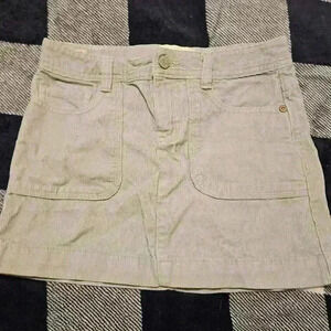 Old Navy Girls Gray Corduroy Skirt Size 10